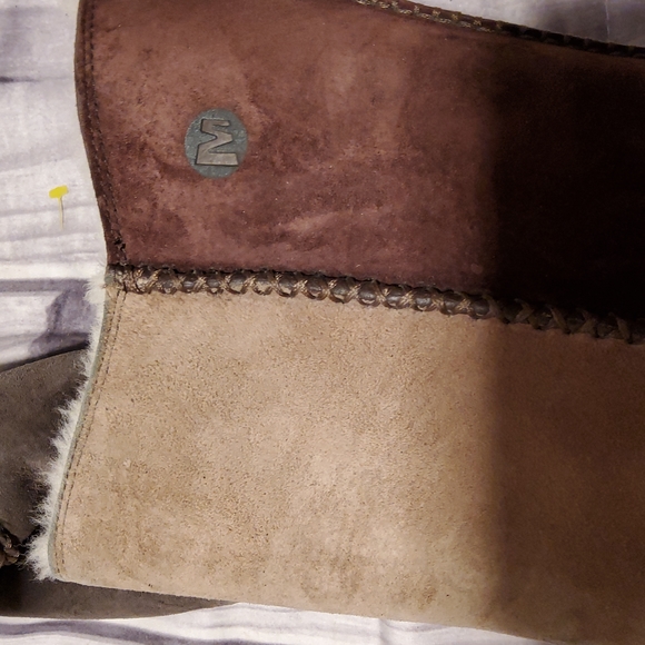 Merrell 8 Women’s Encore Stitch Boot Espresso Brown Leather Shearling … - Picture 4 of 7